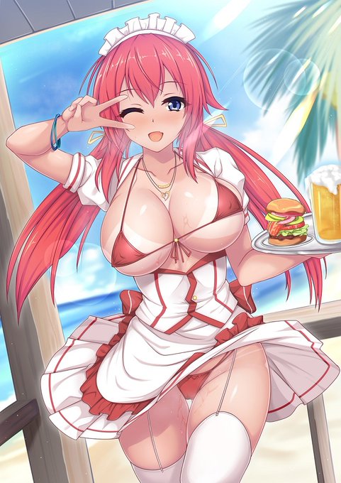 抱き枕カバーキャラクター紹介#6 北条ウェンディ #日焼けのあの娘はHがしたい抱き枕カバー #日焼け #巨乳 #日焼けあと #ウェイトレス  