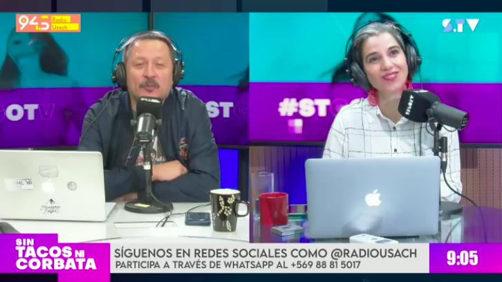 radiousach's tweet photo. 👠👔¡Bienvenid@s a #SINTACOS!
👉@rafaelg_fisica, investigador asociado de @CEDENNA @Usach. ¿Rebrote o tercera ola? #NoOla
👉Daniela Pesce, asesora del proyecto Botiquín Cultural del @culturas_cl. Kit cultural para promover salud mental de @niños por catástrofes
📻94.5 https://t.co/iORhvjjhqX