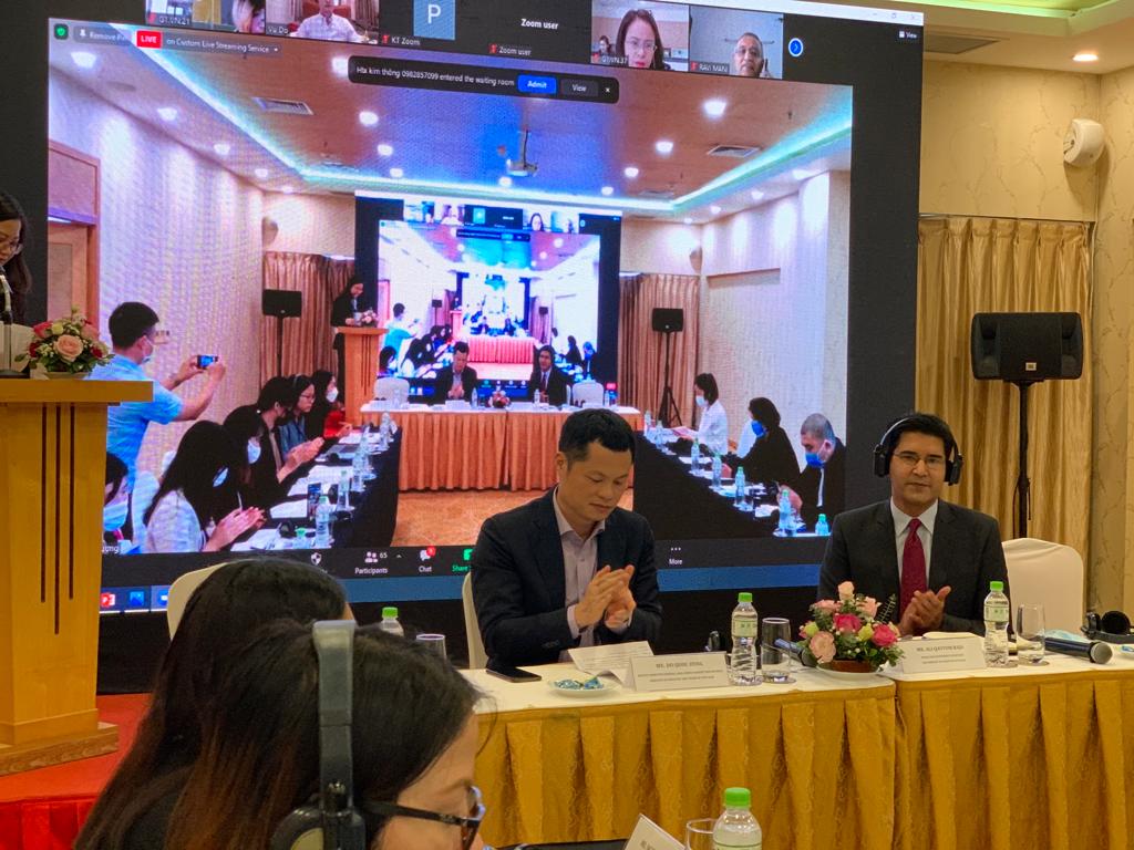 Embassy of Pakistan in Hanoi joined Ministry of Industry and Trade, Vietnam and VIETRADE to conduct a business matching seminar for 🇵🇰🇻🇳 businesses