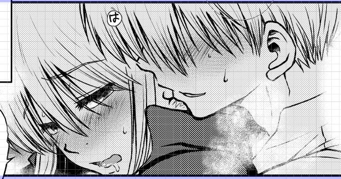 2021冬沖神新刊「おりる秘密の階段、ふたりで。」進捗。これは神楽ちゃんの中のイマジナリー総悟です('∀`)やっぱりえろい #2021冬新刊進捗 