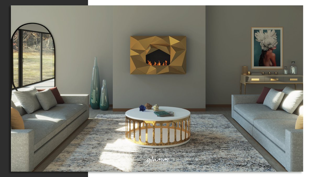 GlammFire's tweet photo. Wall-mounted fireplaces are space-saving. With them you get the cosiness of a true fire, but it takes up a minimum of space. 🔥
🔸 Easy to install;
🔸Fully automatic for your comfort and safety;
🔸 Available in several finishings.
#GlammFire #bioethanolburner #interiordesign https://t.co/00HfDRejrl