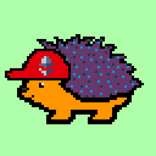 Got this free <a href="/TinyHedgehogNFT/">Tiny Hedgehog</a> for HODLing my <a href="/TinyTurtleNFT/">Tiny Turtle</a> and it even has a little Ether Hat lets gooooo

#tinyturtlegang #NFTs