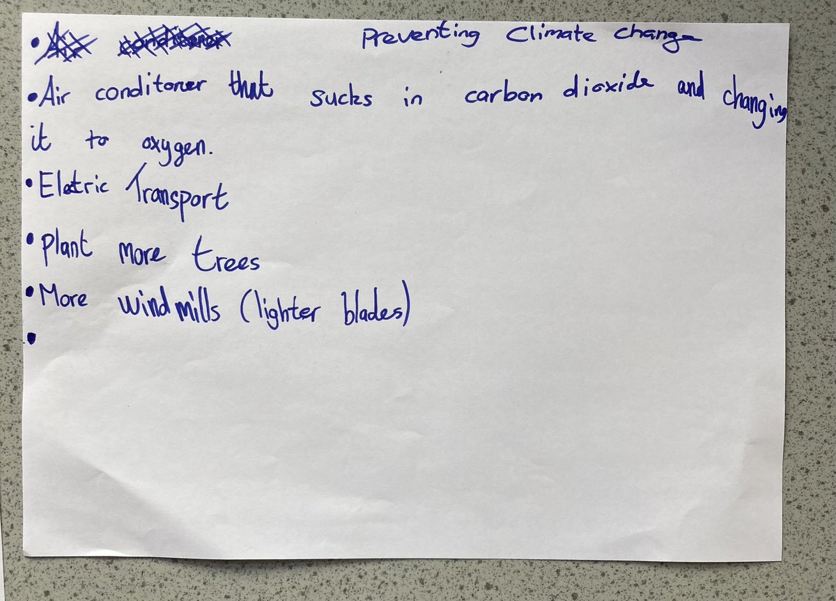 MrsRoss39597691's tweet photo. What a fabulous end to our week in Science.We held our own Science COP26 conference in class. Delegates from each group sharing and discussing ideas on coping with and preventing climate change. Some really innovative ideas inspired by updates from COP26!#COP26 #RaiseTheBarr https://t.co/1ezuNU3D0m