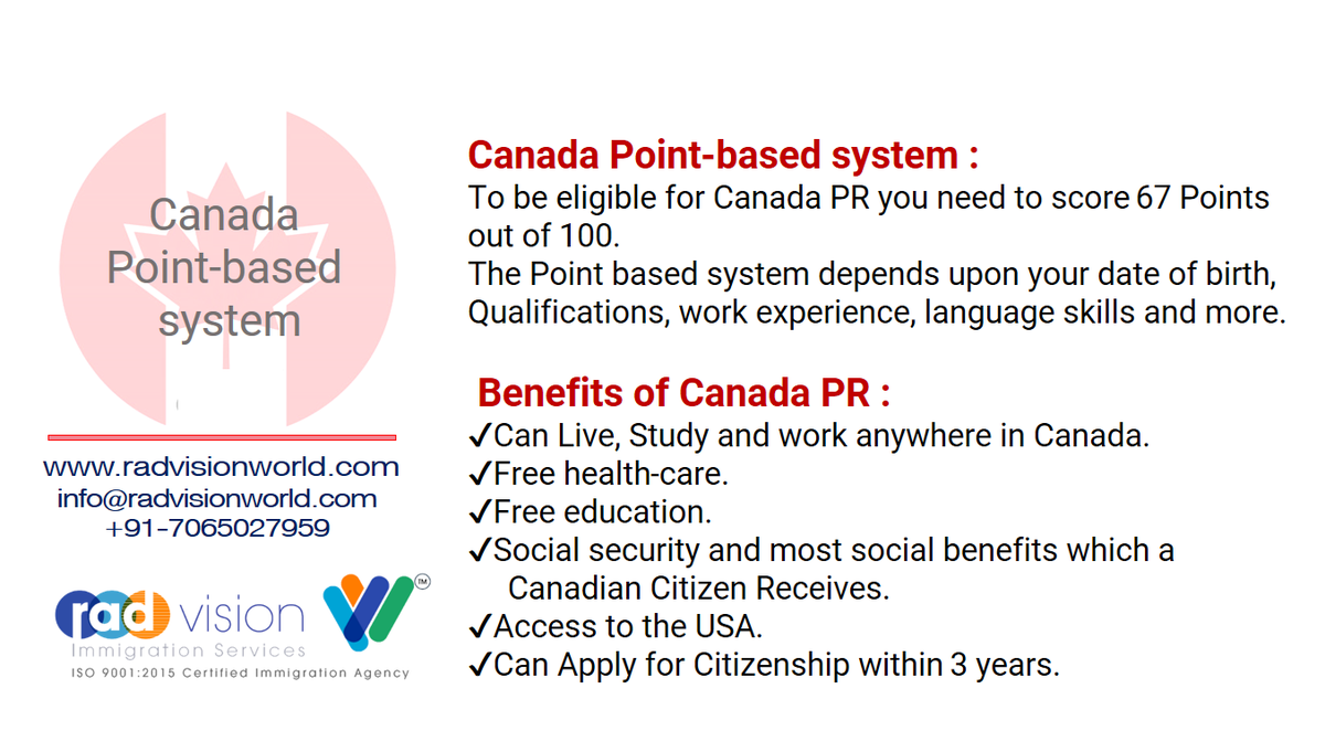 radvisionworld's tweet photo. Looking to migrate to Canada? 
+91-7065027959
 info@radvisionworld.com
#apply #canada #workpermit #radvisionworld #Visa #IT #doctor #manager #ImmigrationConsultantsDelhi #VisaConsultantsDelhi #VisaAgents #RadvisionWorldConsultancy #admission #abroad #apply #now #getvisa https://t.co/0Rx3hqRrZN