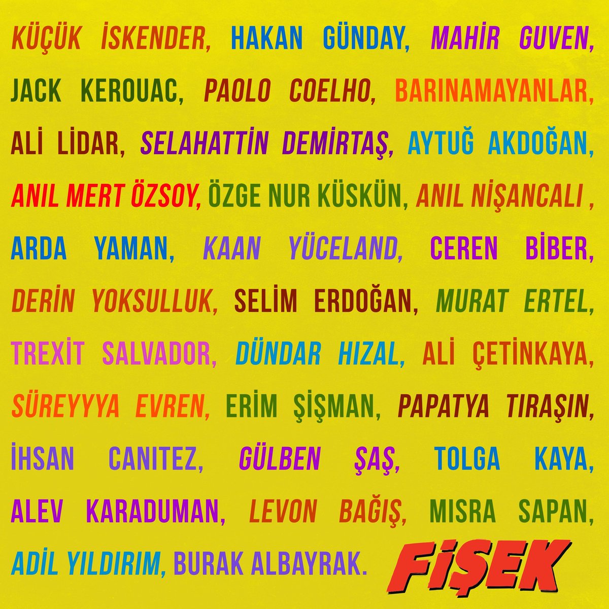 fisekdergi's tweet photo. ATEŞ EDECEK MİSİN?

FİŞEK, DÖRDÜNCÜ SAYISIYLA, 15 KASIM'DA RAFLARDA 🎆 https://t.co/CO3trJ0TT4