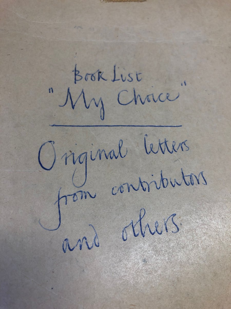 In 1948 a Bethnal Green librarian wrote to a number of distinguished individuals asking for a list of their favourite books. Thanks to him we hold a fascinating collection of letters by Agatha Christie and others listing their literary loves #Handwriting ✍️#ExploreYourArchive