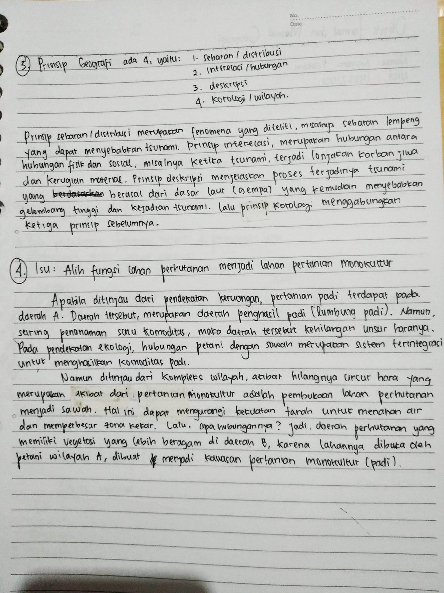 nararkive's tweet image. Nih, catatan kuliahku, berguna buat UTBK. Soalnya catatan Pengantar Geografi