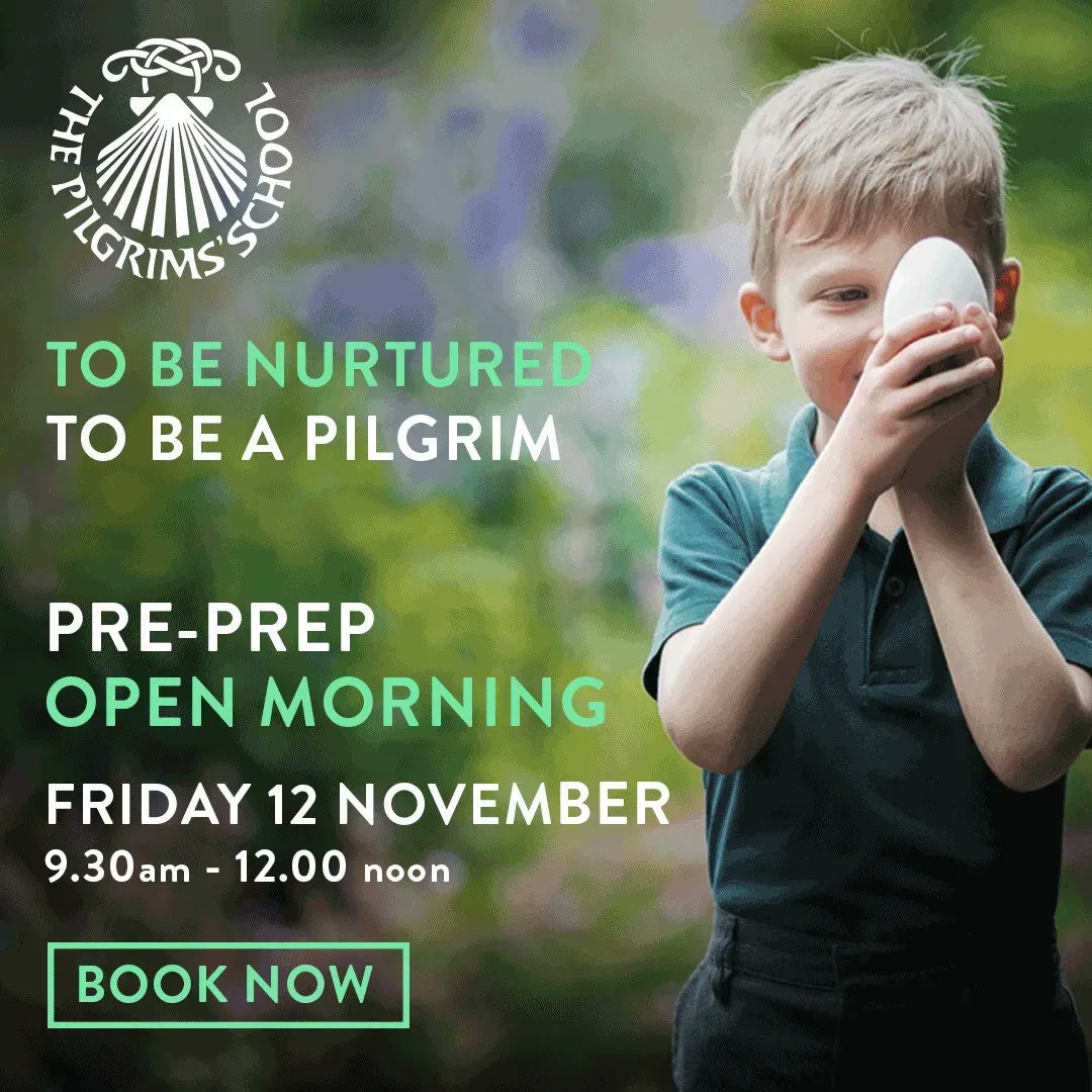PilgrimsSchool's tweet photo. Thanks to those parents who attended our Pre-Prep open morning today. Although they arrived in showers, they left in sunshine!
#SchoolOpenMorning #PrepSchool #PilgrimsSchoolWinchester https://t.co/FskhK5vEJz