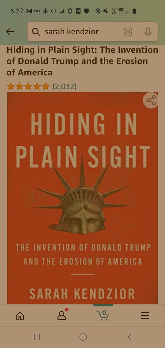 I originally got this book on Kindle but just bought the hardcover. This is the best book on trump and more importantly,  what is happening in this country. It's like taking a class in authoritarianism. Thank you, <a href="/sarahkendzior/">Sarah Kendzior</a>. This book will be highlighted and pages tagged.
