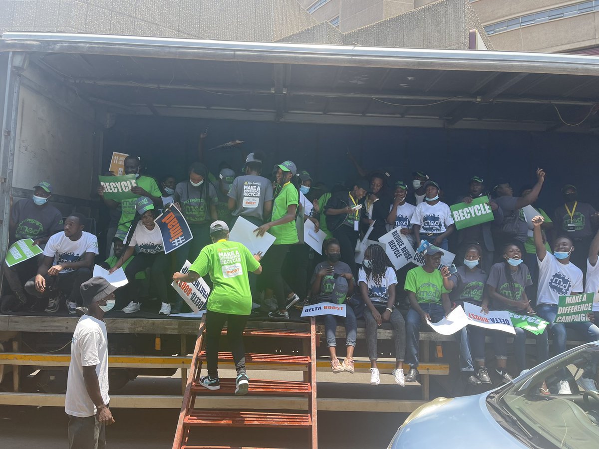 DeltaBOOST 2021 Make A Difference Litter Awareness Campaign. We are more than thrilled to be back to our annual “In person event” and surely Making A Difference within our communities as our Zim youths lead the campaign! @DeltaCorpZim @BOOSTFellowship