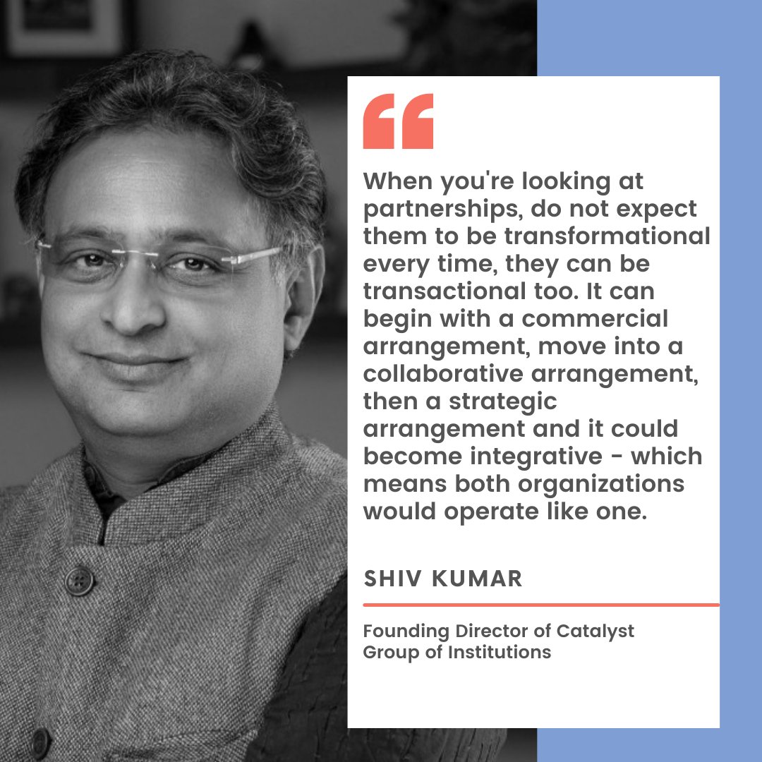 Aritra_org's tweet photo. Shiv Kumar shared his insights and experiences on partnerships last month in the Aritra session on 'Creating Sustainable Impact'. 
#aritraleadershipacceleratorprogram #ngoleadership #socialimpact #partnership #leadershipdevelopment https://t.co/hbSEq6hQrc