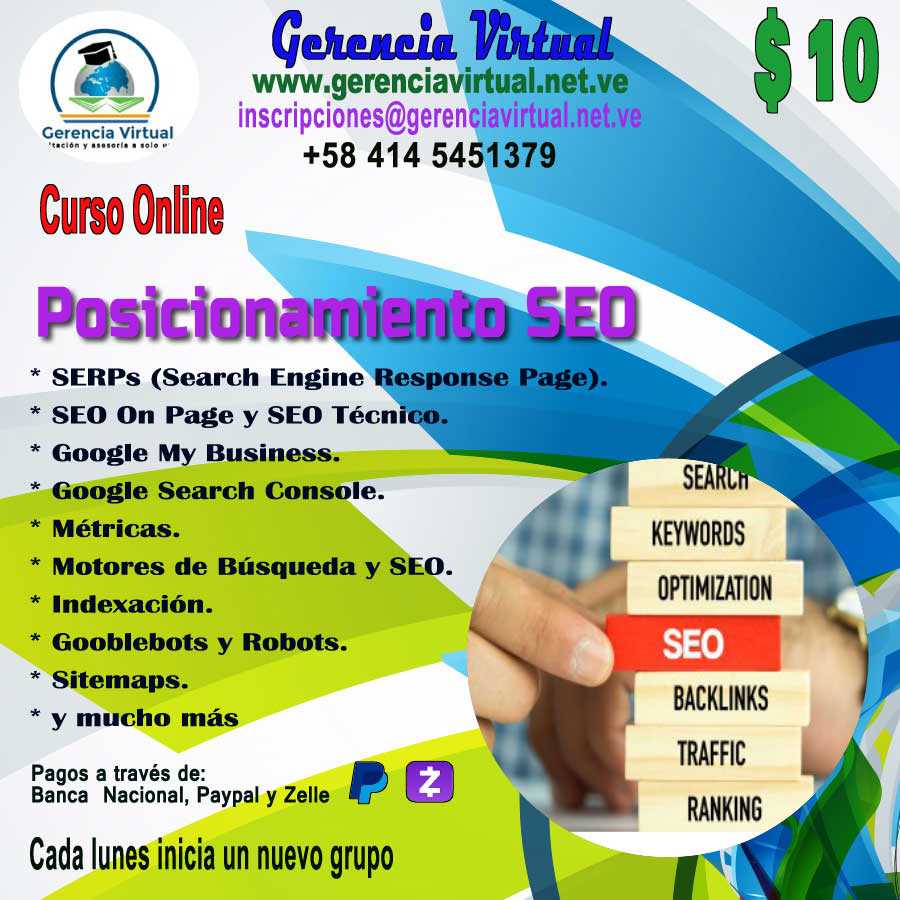 ger_virtual's tweet photo. prende a optimizar páginas web en #motores de #busqueda, mejora la #visualización y la #relevancia en el #ranking web, implementa las mejores prácticas y pautas para destacarte paginas web en los resultados de consultas #Seo #SEOTécnico #SarchConsole #MyBusiness #Webmaster https://t.co/guIIGxaup9