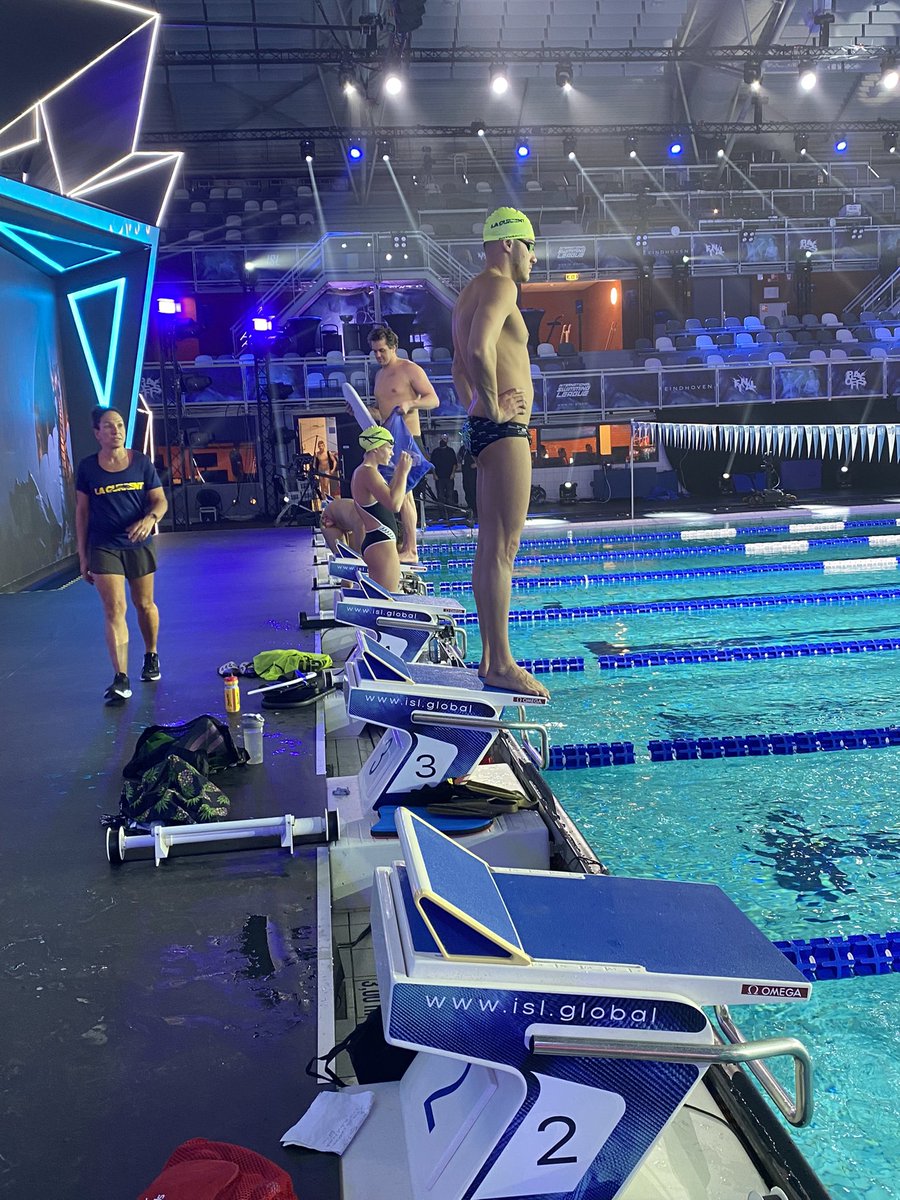 In Eindhoven for ISL playoffs! Can’t wait to get started tomorrow with <a href="/lacurrent_isl/">Los Angeles Current</a>