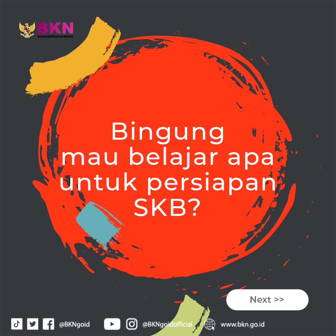 BKNgoid's tweet photo. #SobatBKN, masih bingung apa saja yang perlu dipelajari terkait materi SKB? 

KementerianPANRB telah mengeluarkan Surat Nomor B/1625/M.SM.01.00/2021 Tentang Materi Pokok Soal Seleksi Kompetensi Bidang (SKB) dengan CAT untuk #SeleksiCPNS2021. https://t.co/ntrb30jQoC