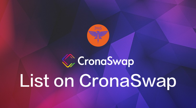 cronaswap's tweet photo. 📢Announcement

​Zeu$ Finance @ZeusFinanceCro will be list on CronaSwap. 

We will establish a deep cooperation to enrich and improve Cronos ecosystem @cronosapp https://t.co/alGdxuPo8x