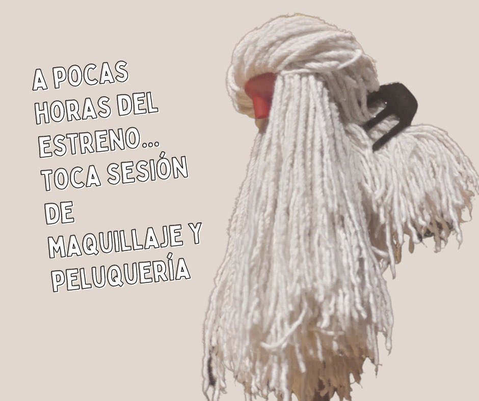 ProduccionesNe6's tweet photo. “ Los Pasos de Inés” cuenta con un elenco tan amplió que hay que comenzar las sesiones de maquillaje y peluquería con mucho tiempo… 

¡Ya estamos preparandonos para el estreno a las 19h! https://t.co/RV93b7U2J5