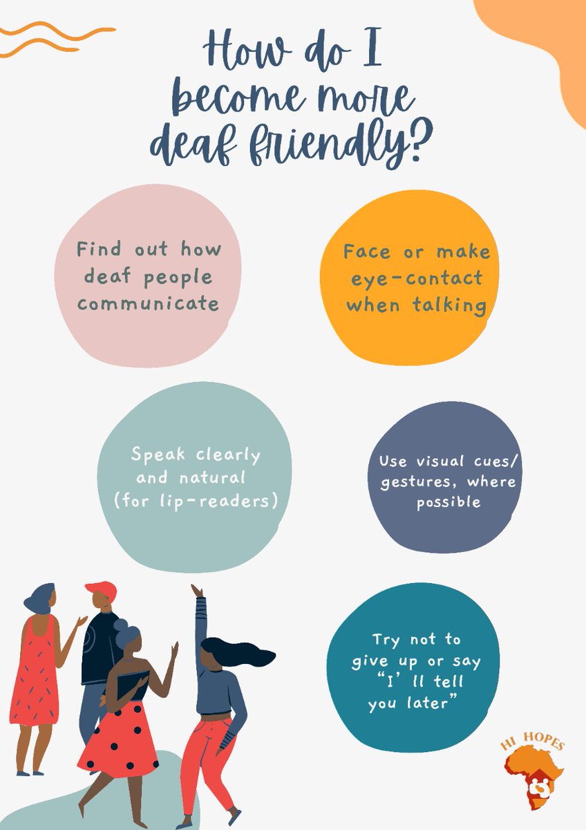 Here are some great tips to become more Deaf friendly! 

#HiHopes 
#Tips 
#DeafFriendly