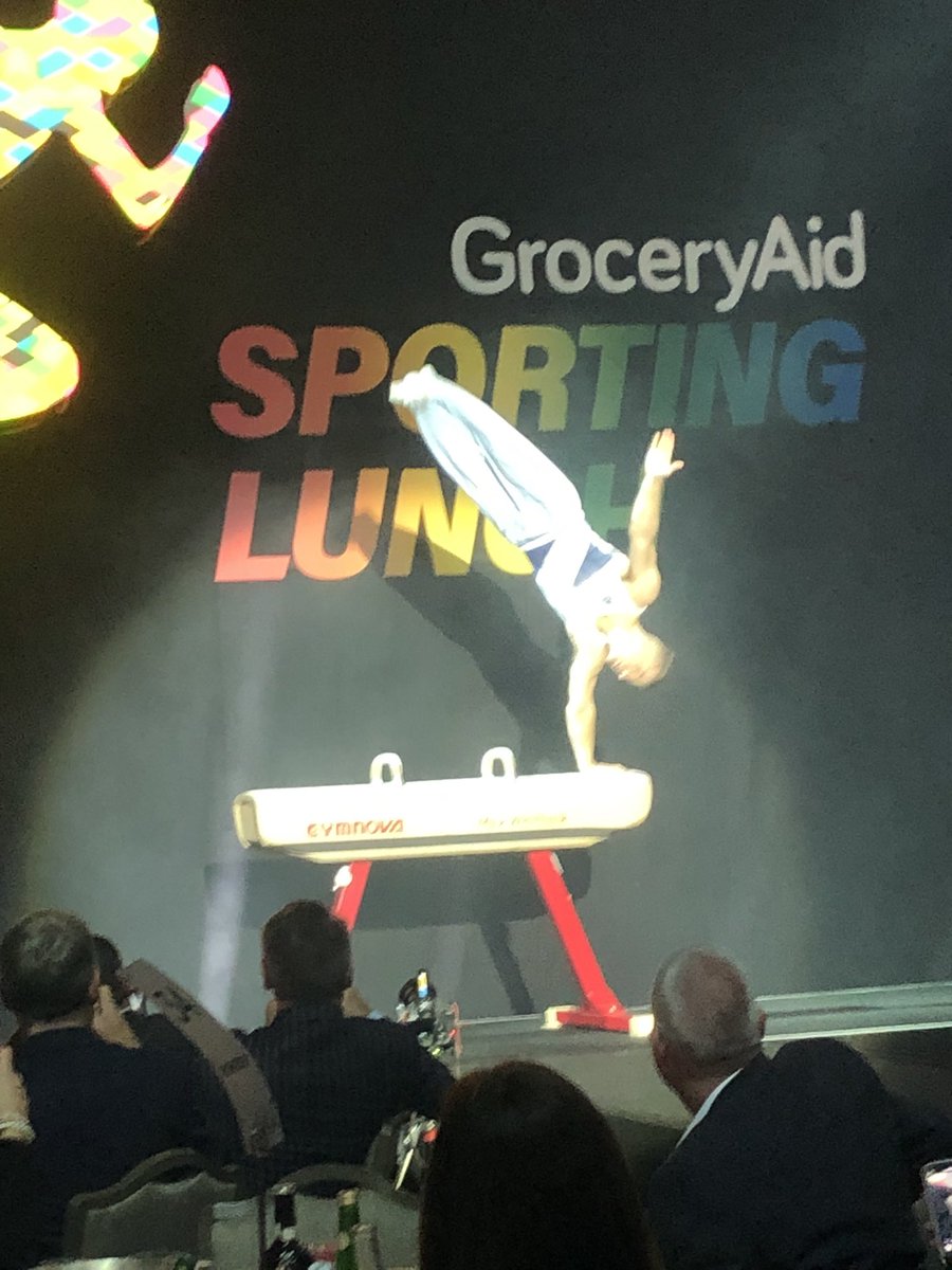 Great to be back <a href="/groceryaid/">GroceryAid🌈</a> #SportingLunch2021 after two year gap. Great intro sequence from  @mattdizwhitlock