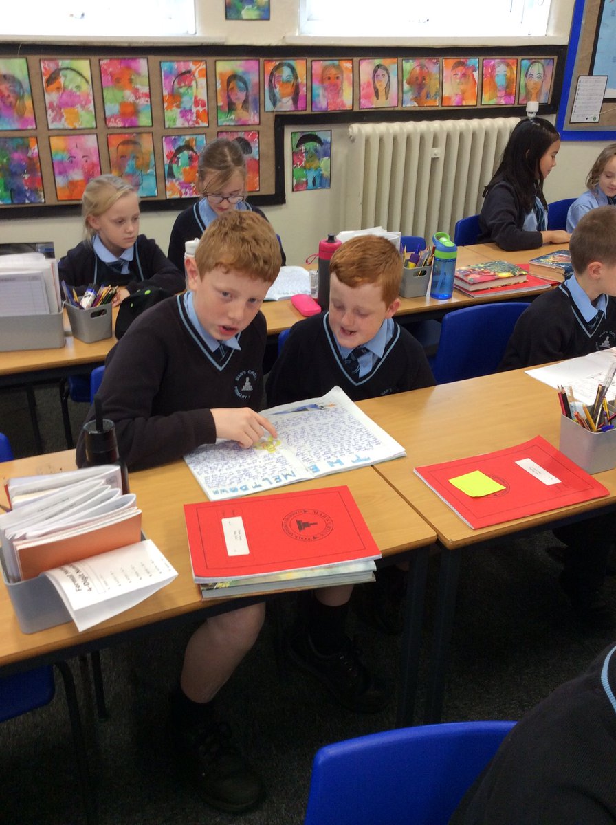 mabsy6a's tweet photo. Year Six and Year 4 came together to share their last piece of writing with each other. Y6 enjoyed reading their sci-fi stories aloud to an audience! 📖 https://t.co/RtpWXBeZXr