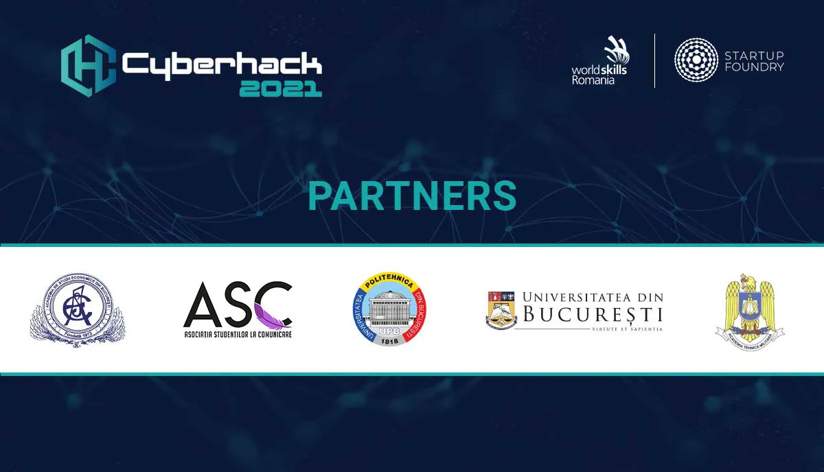 🏫 Instituțiile educaționale reprezintă o sursă informațională neprețuită, cu precădere în cadrul unui eveniment despre #securitateacibernetică, motiv pentru care în organizarea #Cyberhack2021, am co-optat ajutorul mai multor organizații din această sferă: buff.ly/3c4spAi