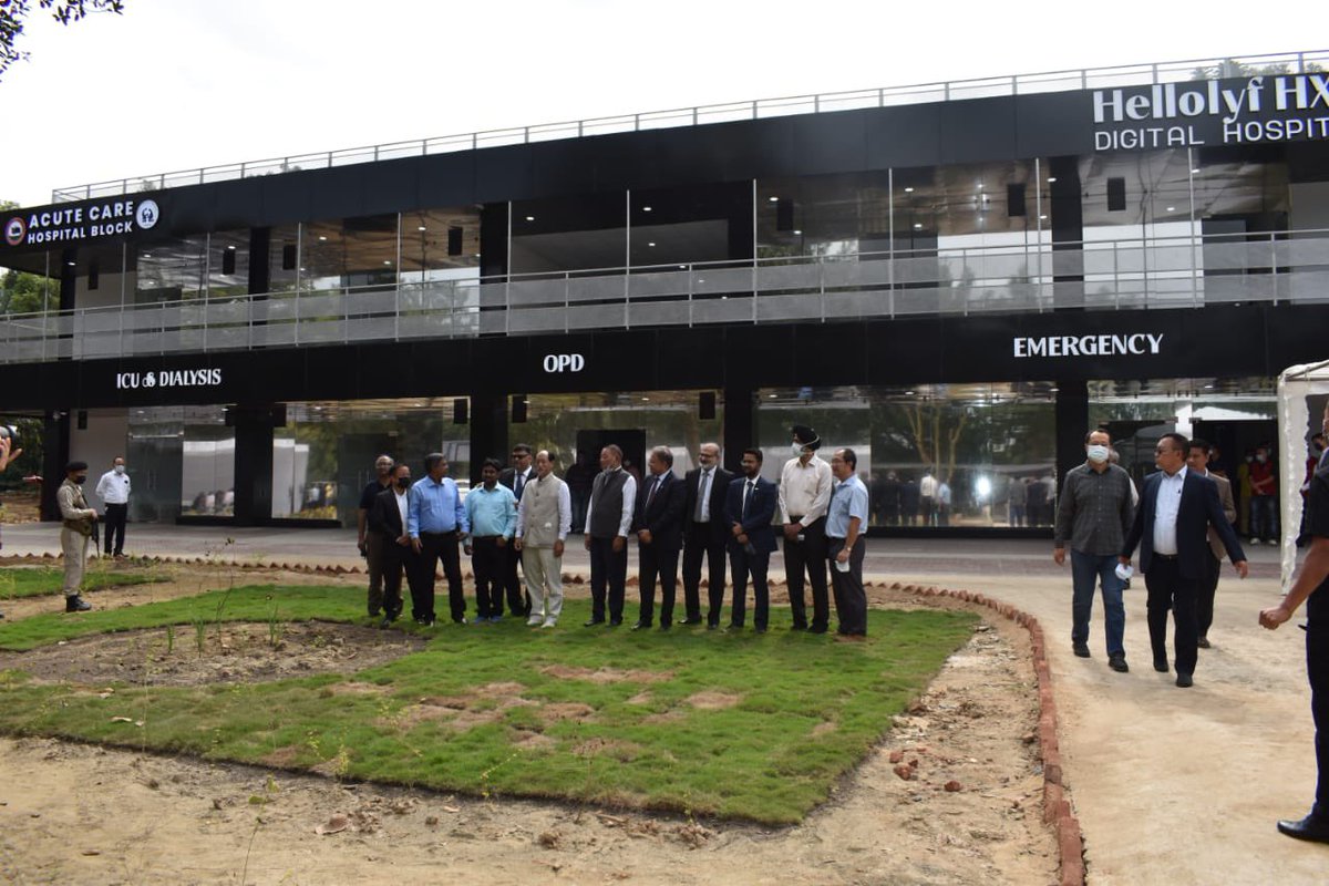 Inauguration of 200 bedded acute care hospital block in cihsr Dimapur by <a href="/Neiphiu_Rio/">Neiphiu Rio</a> today is a valuable addition of quality health infra in Nagaland. Thank you <a href="/GlocalHealth/">Glocal Healthcare</a>, NSDMA, CIHSR and <a href="/HealthNagaland/">HFWNagaland</a> for completing project in record time