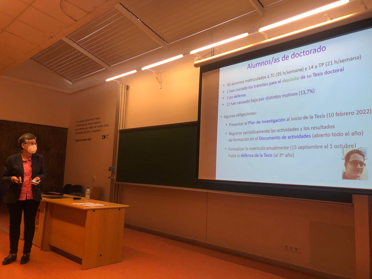 IB_UMH's tweet photo. Hoy se ha celebrado la jornada de bienvenida de los alumnos de doctorado🔬🎓, de la mano de la prof. Piedad de Aza, coordinadora del #ProgramaDeDoctorado 👩‍🔬👨‍🔬 de Bioingeniería del @IB_UMH https://t.co/Sblx7LvY7v