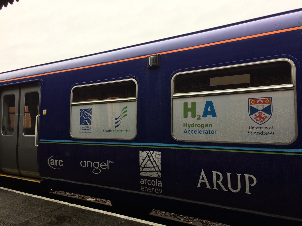 H2_Accelerator's tweet image. #COP26 has been an amazing opportunity to see progress on Scotland's first #hydrogen train. Learn more here: bit.ly/3okAaIh
 
@arcolaenergy @AEGISENGSYSTEMS @consultarc #angelTrains @transcotland @scotent @univofstandrews 

#LowCarbonFuture