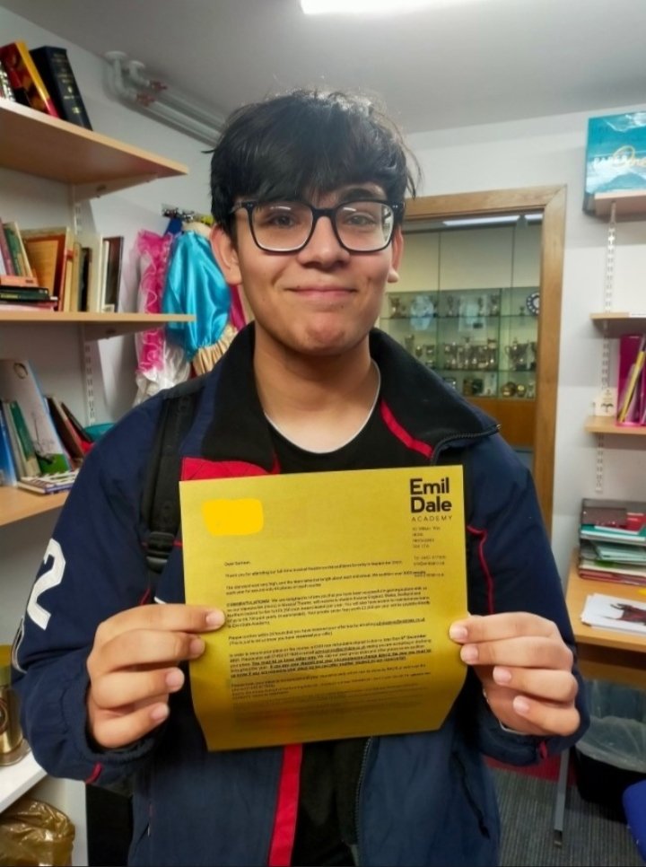 So proud of our lovely and talented A-Level Drama student Sameer Dhanjee (U6Dut) who has secured a place at the prestigious <a href="/EmilDaleAcademy/">Emil Dale Academy</a> to study Musical Theatre. Well done Sameer 👏👏👏👏👏 <a href="/kingschester/">The King's School</a> <a href="/music_ksc/">KSCMusic</a>