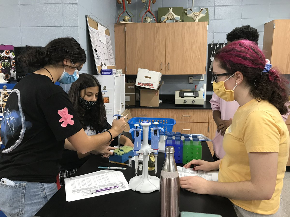 CCgirt's tweet photo. @KretzMarybeth &amp; @leonelcock3 introducing #microbiology skills to modify stinky bacteria to smell like bananas Proud if our @wearetrschools #ASR Authentic Science Research students from all 3 HSs #Biobuilder #CarolinaBio #NJSTEMPathways #syntheticbiology https://t.co/5Wmt3fMzcf