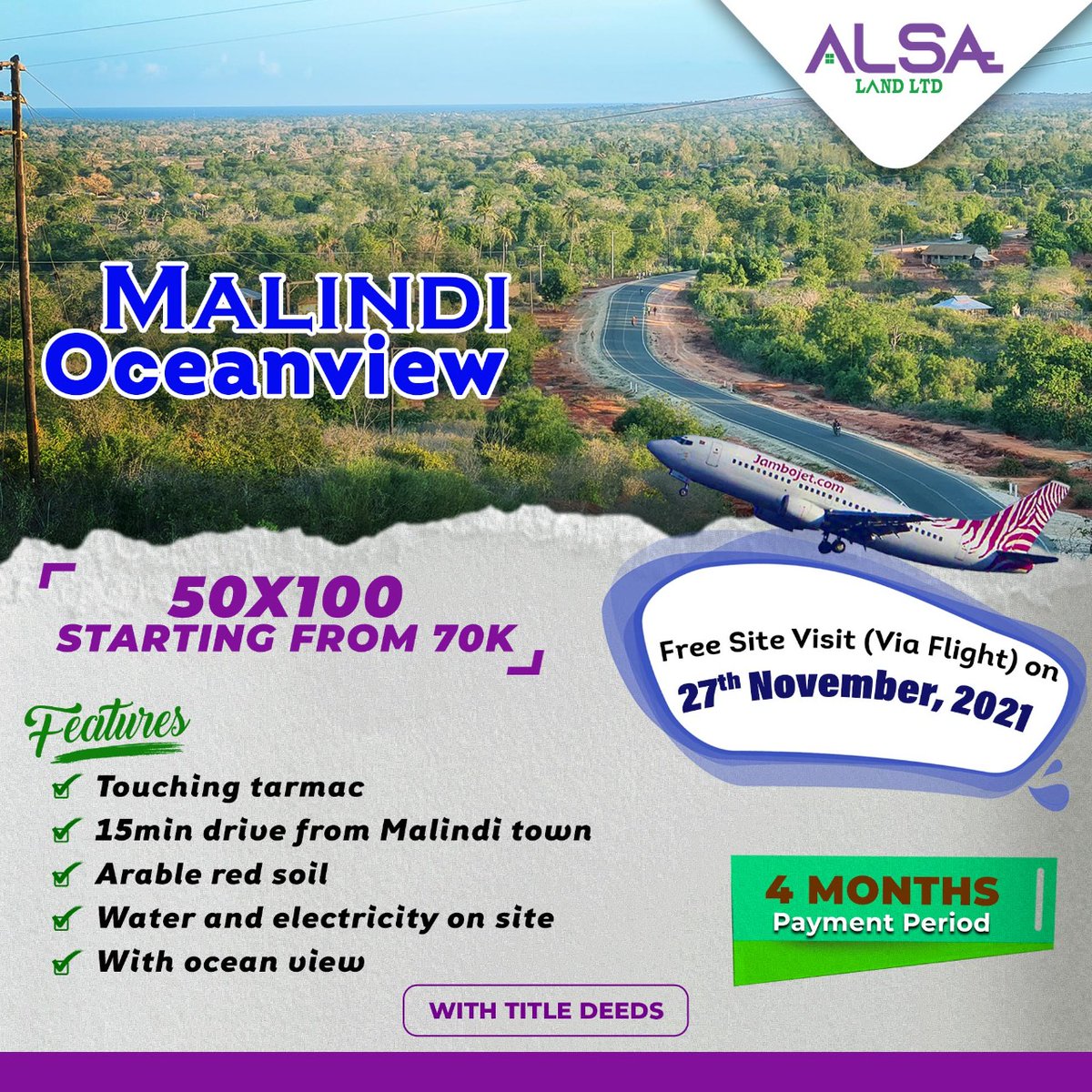 ALSAlandke's tweet photo. Alpha Malindi phase 3...

Normalizing home owning 🏡
contact us at: 
📞&amp; 💬 0720 546 534 or 0723 871 109
📍new home center, 2nd floor, ruiru town.

#land #investment #property #entrepreneur #homeownership #malindi #fridaymorning  https://t.co/p0QqRCFgcz https://t.co/zjiq6u0vwl