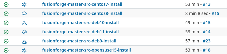 projetmoustache's tweet photo. @fusionforge source installation now works on Debian/CentOS/OpenSUSE. Enjoy! Next step is get to green on testing suite. https://t.co/jD3wi84B0D