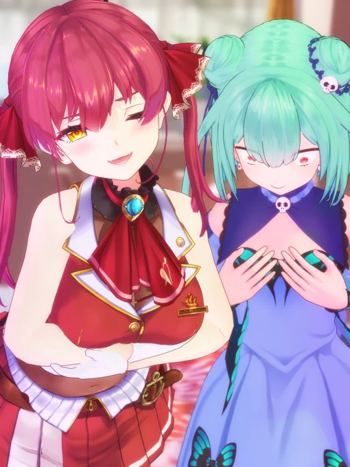 Boing Boing Pocky🏴‍☠️🦋
#マリンのお宝 #絵クロマンサー #MMDホロライブ
©2016 cover corp. 