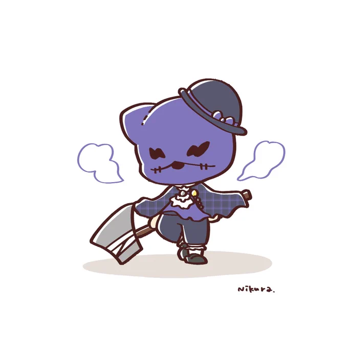 #第五人格 
#第五人格イラスト
ロビーくん新衣装「うわ言」 