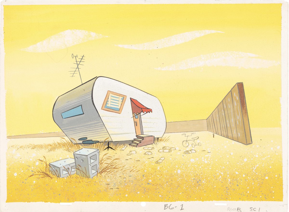 ArtofrS's tweet photo. Background Painting from 1991’s “The Big Shot!”, Prod # RS 01B, exact artist unknown. https://t.co/WOMStIxwia