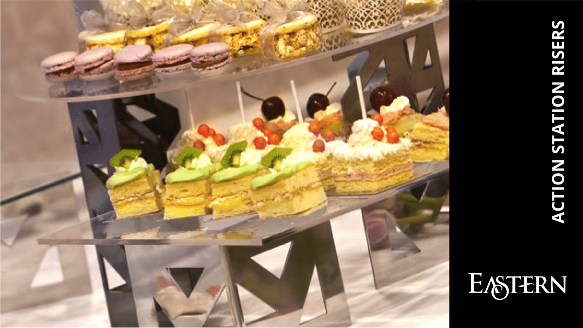 EasternTabletop's tweet image. Our Lexus Risers integrate to create endless combinations of setups for your buffet. Eastern Tabletop once again proves beautiful design and solid construction lead to greatness!

#easterntabletop #risers #buffetsystem #createyourdisplay