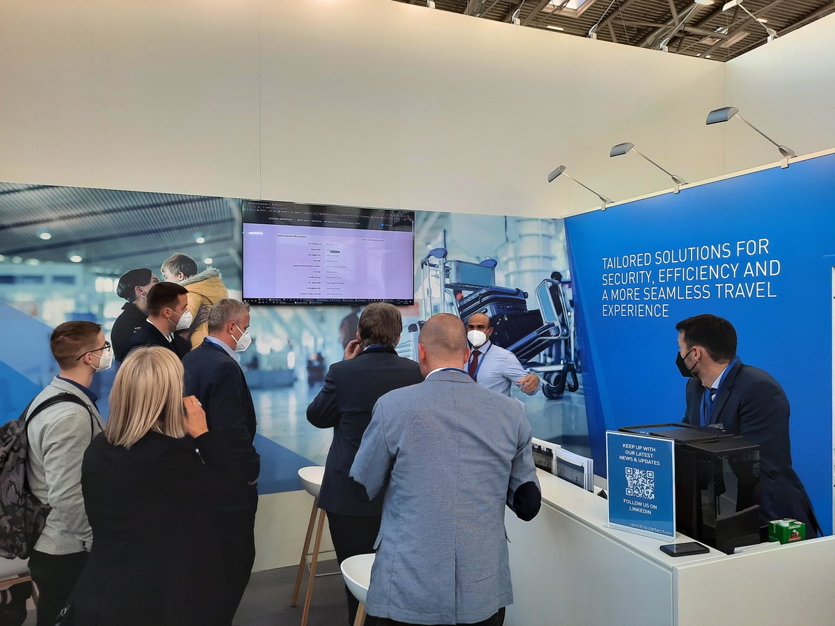 smithsdetection's tweet photo. A few photos from @interairport Airport Europe in Munich - thank you to everyone who visited our stand. Great to meet new and familiar faces. 

#runwaytorecovery #interairporteurope https://t.co/hkhLPpq5b2