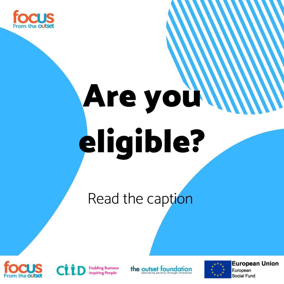 FocusFromOutset's tweet photo. Here’s a list of eligibility for the Focus from the Outset programme -

• 16 or over
• Unemployed or Inactive
• Looking for employment, self employment or training
• Live in West Cornwall or Coast 2 Coast areas (enter your post code here find out - https://t.co/uEV3Gc36V5) https://t.co/LNtZyvJ1yS