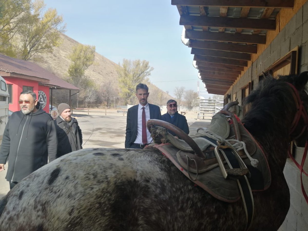 DaukeyKokpar's tweet photo. Not a long time ago the #Ambassador and #Consul of #France in #Kazakhstan visited our #Kokpar #Club. They viewed the #saddle of #Abai #Kunanbaev, #sculpures of Karabairs, our #purebred #Karabair #horses and many more interesting things. 
@Malgorzata_Th 
#travel #sport #nature https://t.co/bgES9Qwt3t