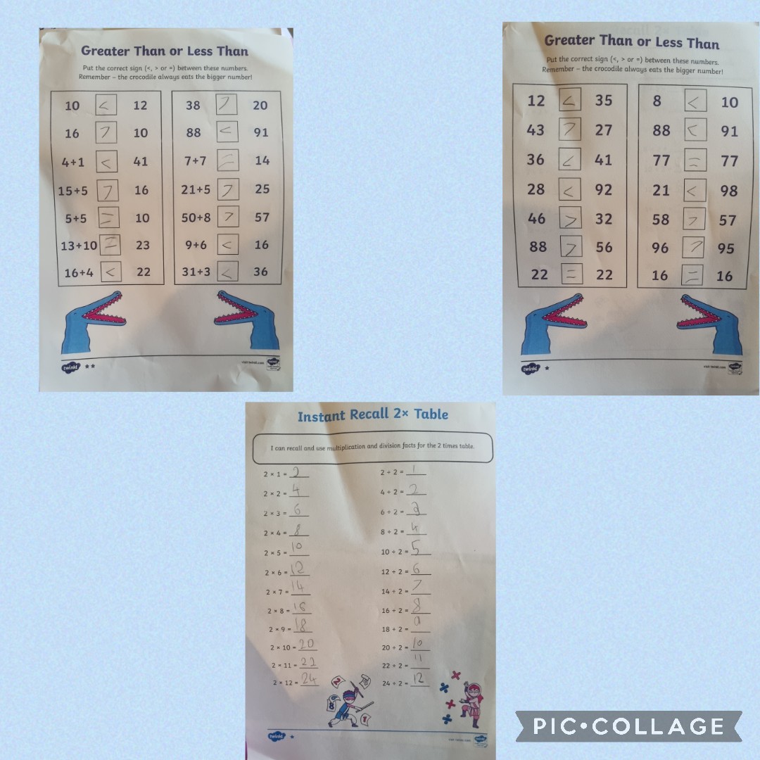 DJM0610's tweet photo. Some of Blake's isolation  homework today.
Lots of Maths.➕➖🔢🧮
@Inspire_Ashton @MrsPooleY2 @MsMcDermottTA 
@MrsHarveyKS1 https://t.co/NPOpRU6s9T