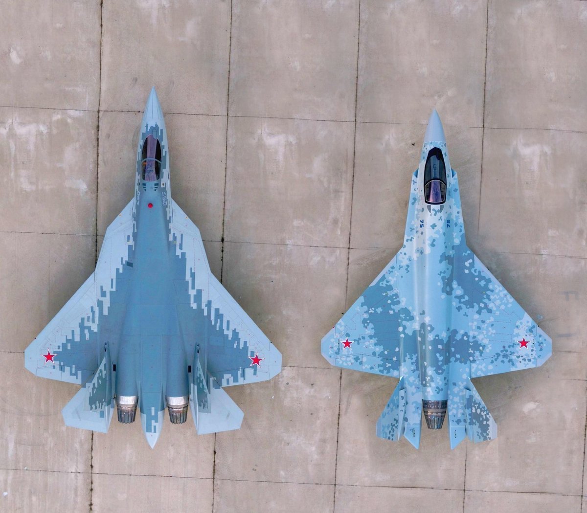 Su-57 Felon and Su-75