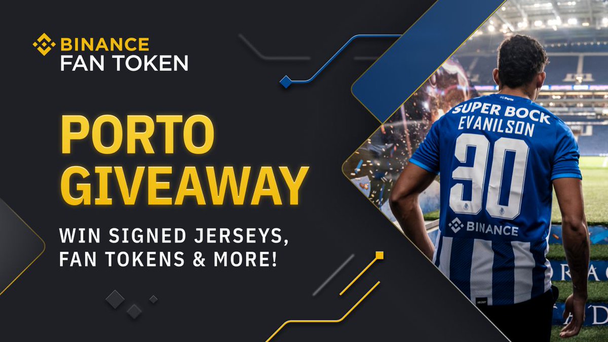 👕 WIN SIGNED JERSEYS 

To celebrate the upcoming $PORTO Fan Token launch, we’ve partnered with #Binance to giveaway signed jerseys and $1,000 worth of $PORTO! 

To join: 
1⃣ Follow @Binance &amp; <a href="/FCPorto/">FC Porto</a> 
2⃣ Retweet this post 
3⃣ Tag your favorite FC Porto player

Go 👇