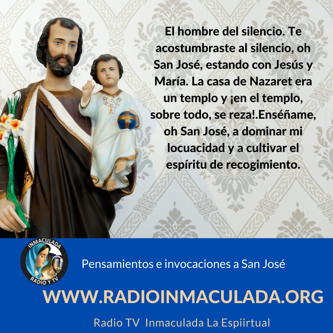 RadioInmaculada's tweet photo. San Jose ruega por nosotros!
https://t.co/wg6pxQF7HP
#sanjose #catolicos  #radioinmaculada https://t.co/jabprRLGYS