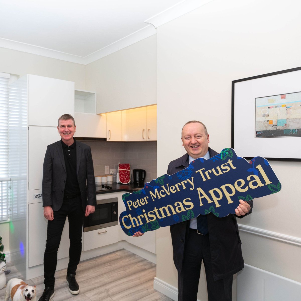 PMVTrust's tweet photo. Best of luck to Stephen Kenny tonight as his team travel to Luxembourg. Peter McVerry Trust are grateful for Stephens support of what we do, as seen during last weeks Christmas appeal launch on Haddington Road. #ShareGenerously | https://t.co/zeq4lYqC3A https://t.co/pxppEZezDx
