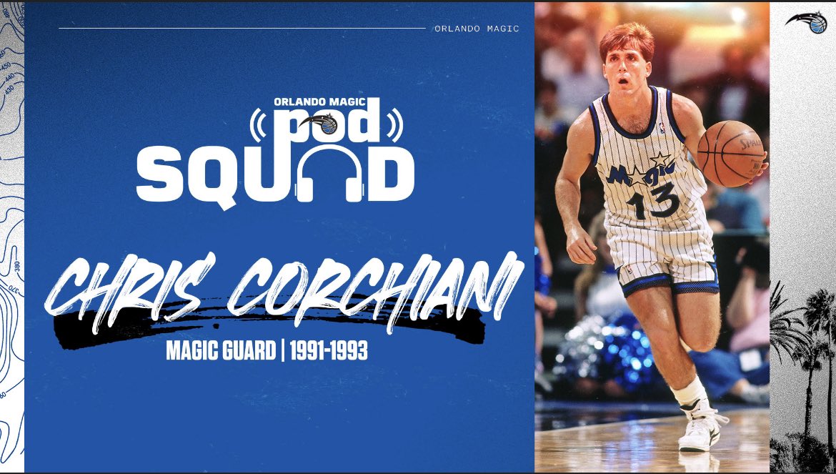 ICYMI:@Chris_Corchiani is our latest guest on the @OrlandoMagic Pod Squad. #MagicTogether