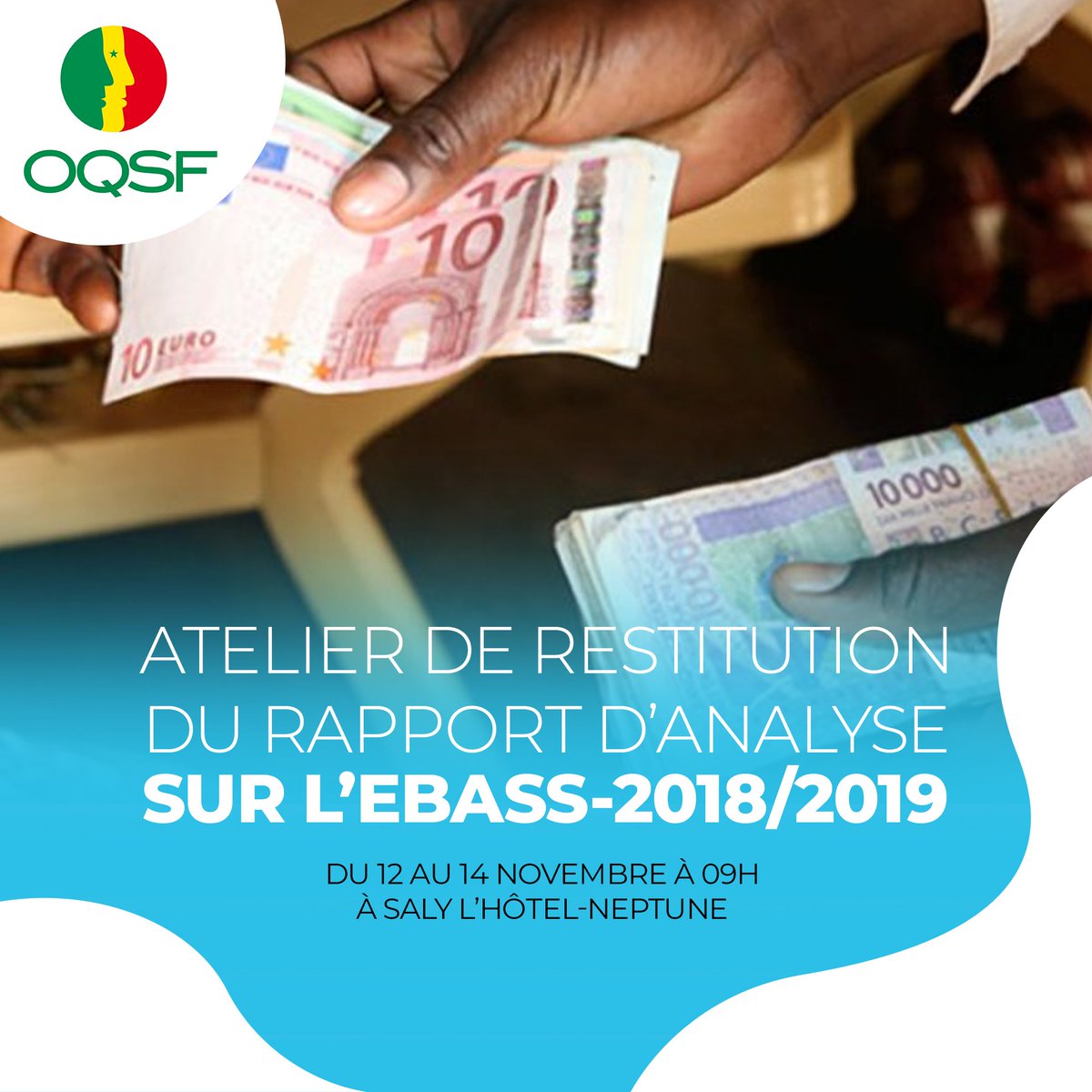 l'OQSF sensibilise contre le blanchissement des capitaux et la lutte terrorisme.
@NazaCongolais