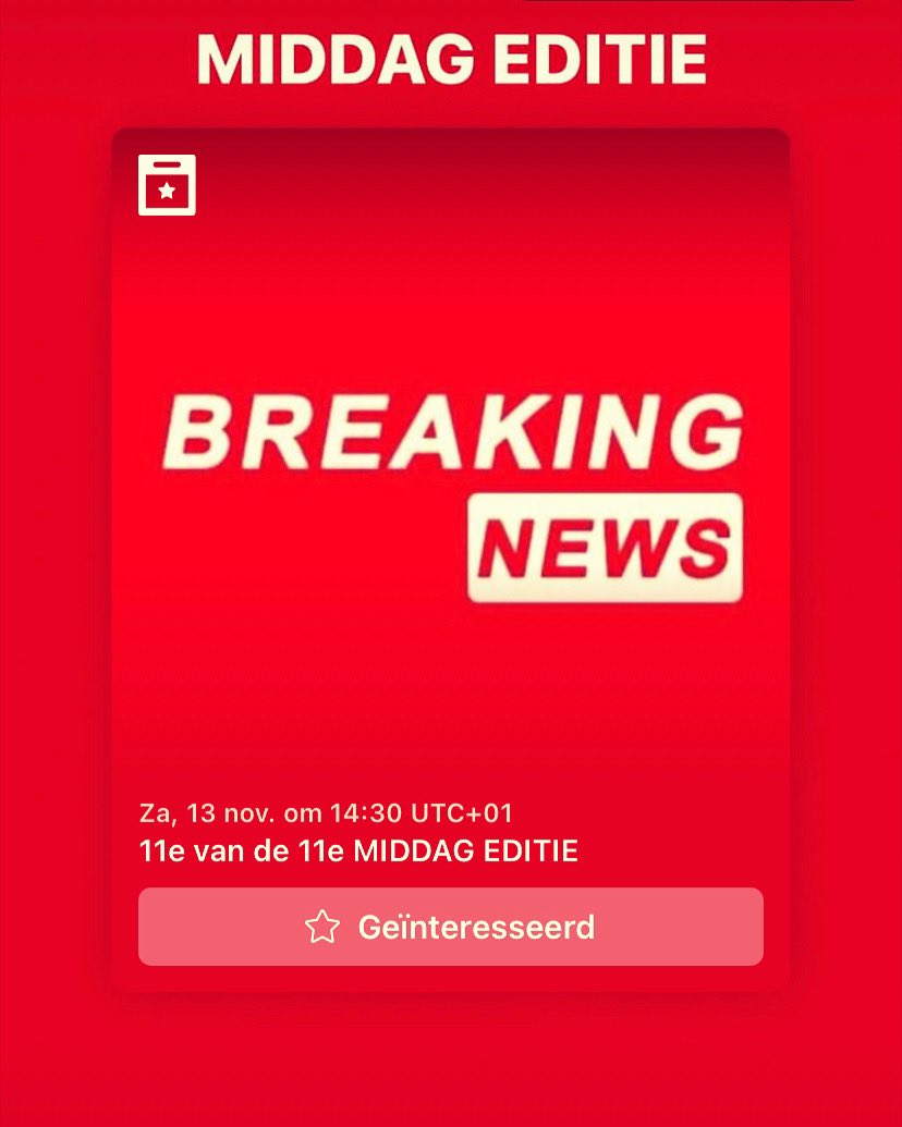 11e van de 11e DE MIDDAG EDITIE In verband met de aankomende Corona Maatregelen wordt de 11e van de 11e avond verplaatst naar de middag aanvang 14:30 Komt allen naar <a href="/DePoppeMarkelo/">De Poppe</a> en vier het feest met de nieuwe Prins van #Keunedarp #Carnaval #Fienpreuvers #Holten #Carnavalov