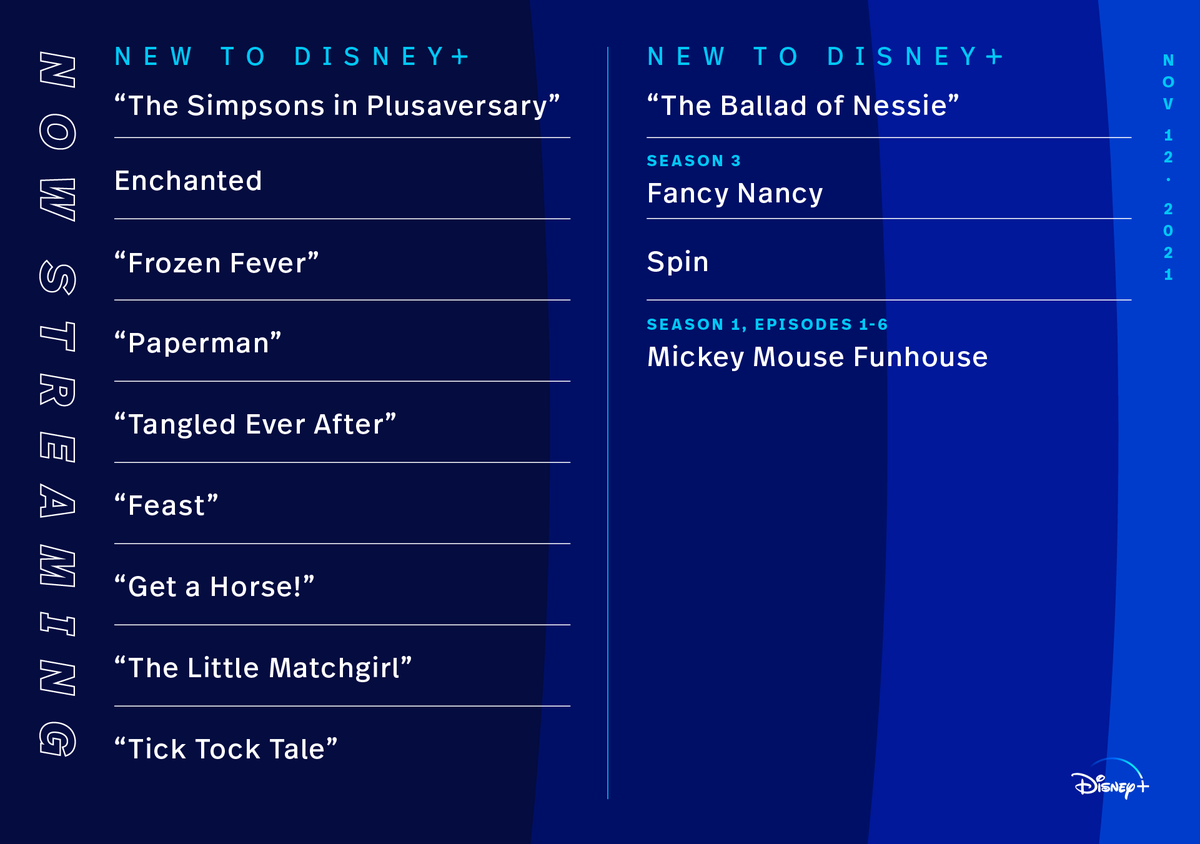 DisneyPlus's tweet photo. It may be our birthday but we got YOU some presents. 🎁🎁🎁 Celebrate #DisneyPlusDay by streaming all-new #DisneyPlus Originals and exciting (or enchanted) new releases. https://t.co/X70IbNAKDv