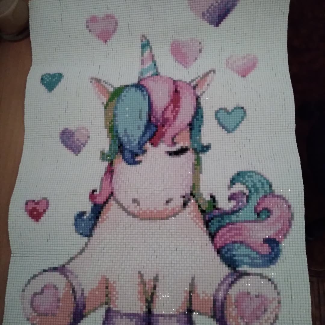 SraBlancos's tweet photo. Restaurando mis cuadros 
#DiamondAnimal #Art #Ilustración #PuzzleNature #PaintingNature #Unicornio #Painting #Pixelart #Hobby #Crafting #DiamondPaintingDiy #Ilustración #FunkoPop #PaintWithDiamond #Crystal #DiamondArt #Puzzle #DiamondPaintingAddict #Fantasía https://t.co/2eIJF9Ihoc