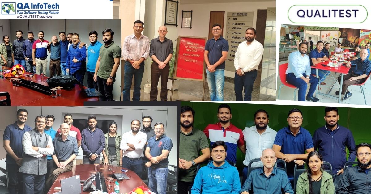 QAInfoTech's tweet image. A very hearty welcome to Adrian Maynard - Head of Global Marketing, Qualitest &amp;amp; Ananth Kumar- to QA InfoTech’s Noida office.

#QAInfoTech #Qualitest #SoftwareTesting #QAServices #QAThoughtLeaders #Leadership