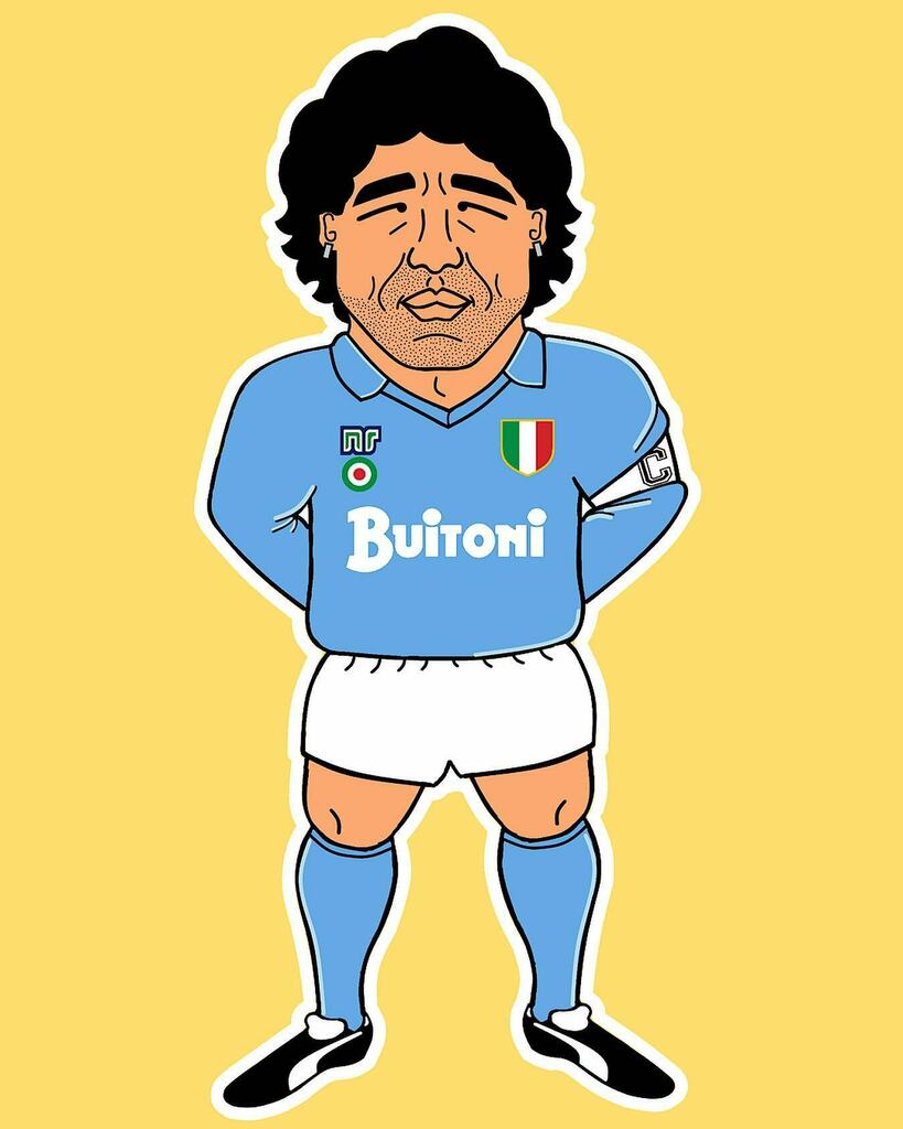 TheBamBamClub's tweet photo. Back on the D10’s. 🇦🇷

#maradona #napoli #forzanapolisempre #footballdesign #seriea #retrofootball #soccerdesign https://t.co/TT3Ab2O8js